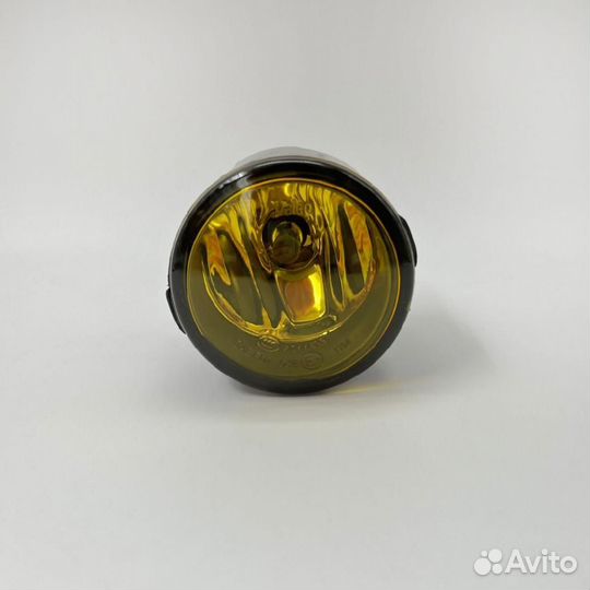 Туманка Nissan Без ушей Желтая R2076