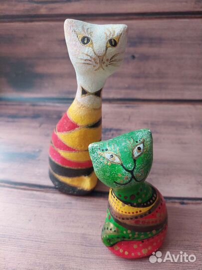 Статуэтка котики ручная работа