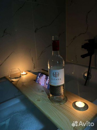 Полка столик для ванной