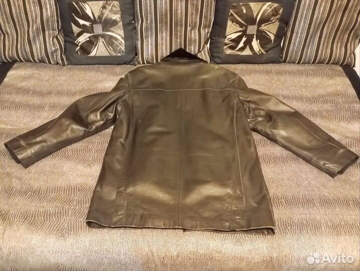 Пальто мужское кожаное, Paco Rabanne, 50р