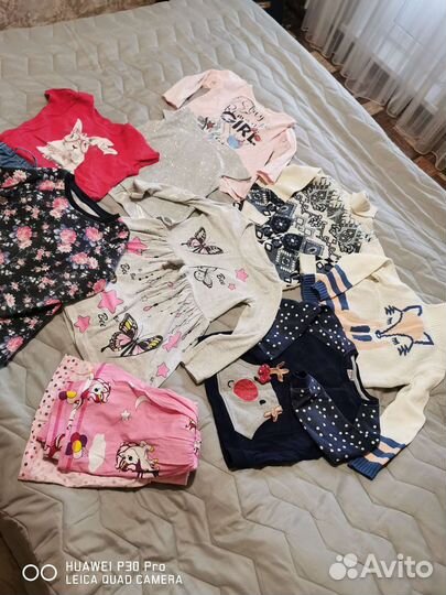 Вещи пакетом на девочку110-116