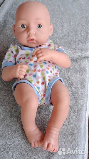Кукла пупс виниловый новорожденный испания