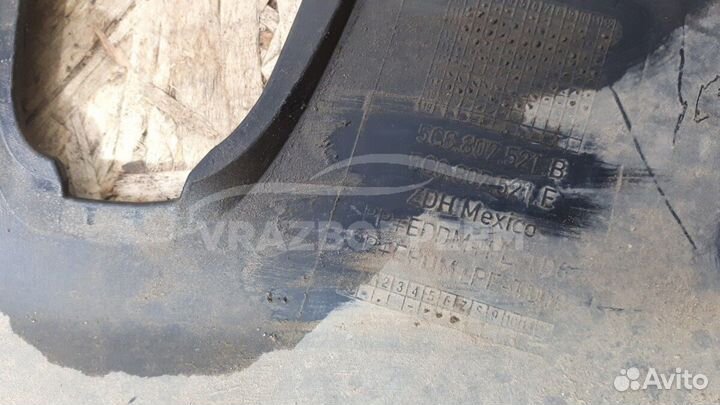 Спойлер бампера VW Jetta