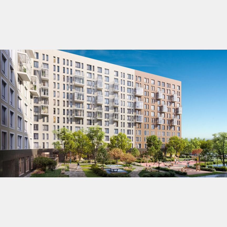 2-к. квартира, 61,9 м², 10/12 эт.