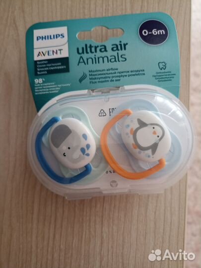 Пустышка avent 0 6