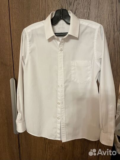 Рубашка школьная для мальчика 128