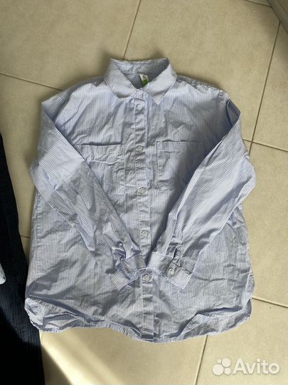 Кофта рубашка на девочку школьная форма sela 146