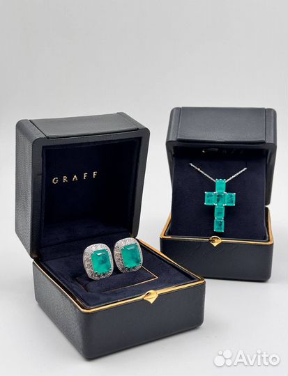 Серьги Кулон Кольцо Graff