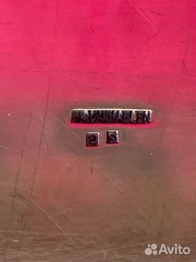 Сервизы антикварные. 2 шт. серебро