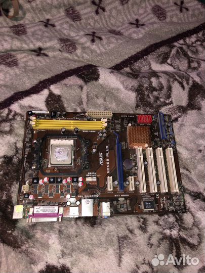 Материнка m2n68 plus, процессор AMD Athlon 2
