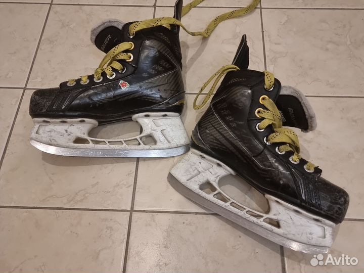 Коньки хоккейные детские 33 размер bauer
