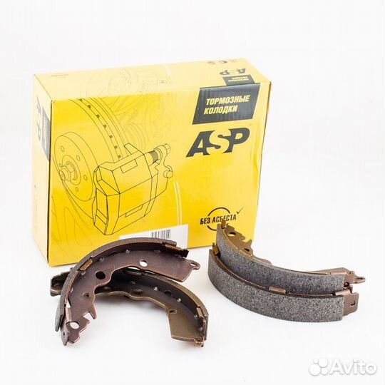 Колодки барабанные Kia Picanto 2011, ASP K3401