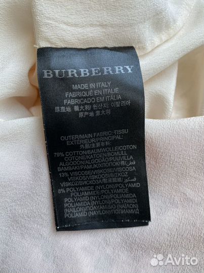 Юбка розовая из кружева Burberry