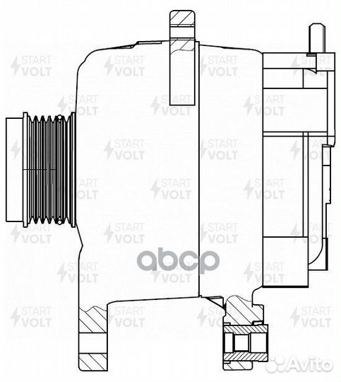 Генератор для а/м Hyundai ix35 10/i40 11- 2.0G