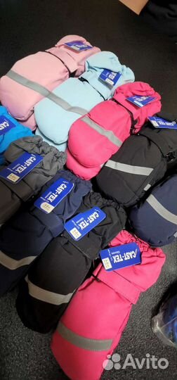 Варежки зимние для мальчиков, девочек