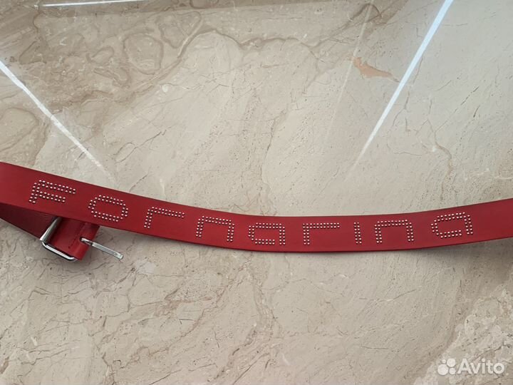 Кожаный женский ремень Fornarina унисекс