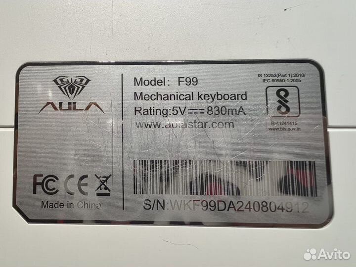 Клавиатура Aula f99
