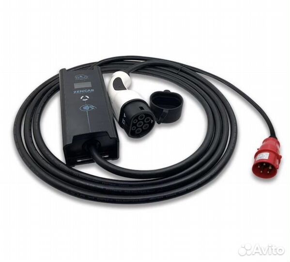 Зарядка для электромобиля Type 2, 11 квт, 3 фазы