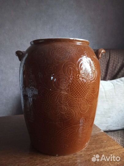 Вазон керамический