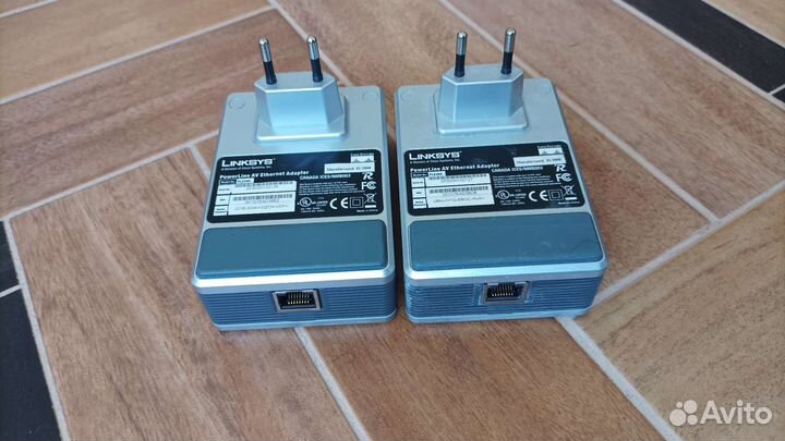 Комплект power line ethernet адаптеров