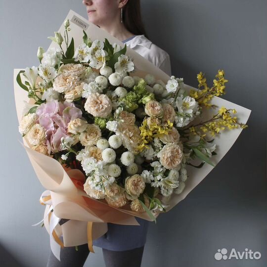 Ирисы Герберы букет Иркутск