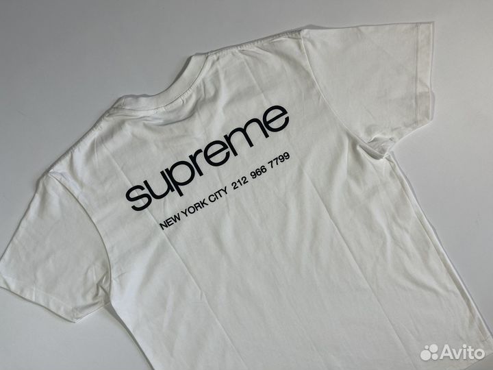 Футболка Supreme NYC logo Новая С бирками