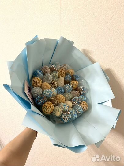 Букет из клубники в шоколаде