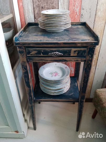 Мини столик-тумба реплика Европа 50-60 годы новый