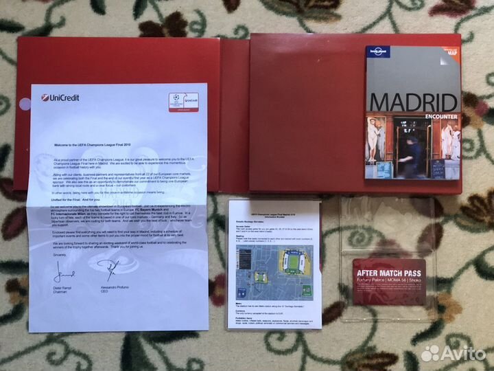 Final Madrid 2010 Champions League набор к Финалу