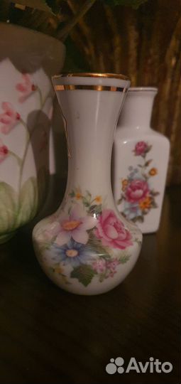 Вазы фарфор Португалия винтаж
