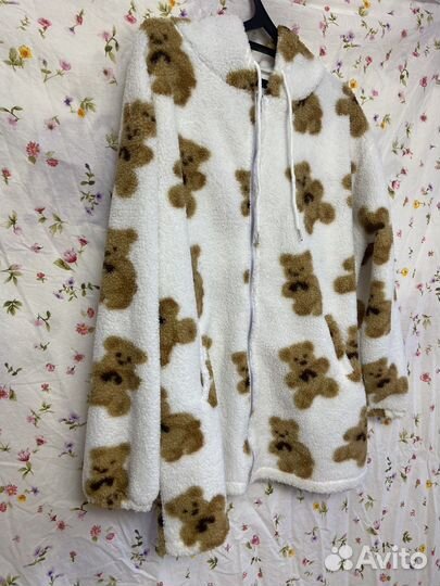Кофта на молнии с мишками
