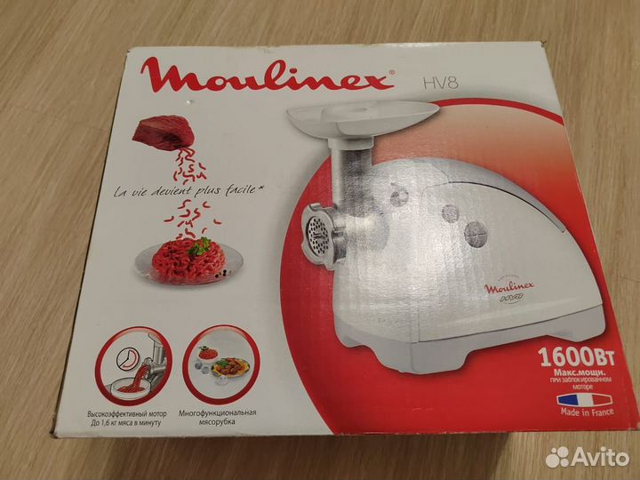 Мясорубка moulinex hv8