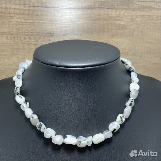 Винтажные Колье И Браслет Лунный Камень Ретро