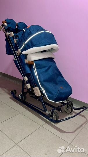 Санки коляска Ника 7-8К (2022год)
