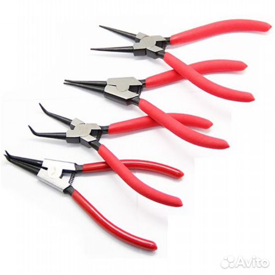 Набор съемников стопорных колец 4шт Jinfeng