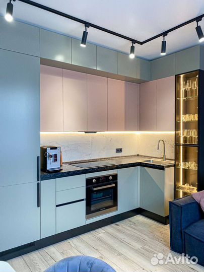 Цена за всю кухню мдф hk 6593