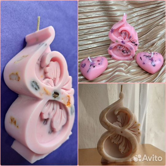 Подарок. Аромо свечи. На день рождение, свадьбу