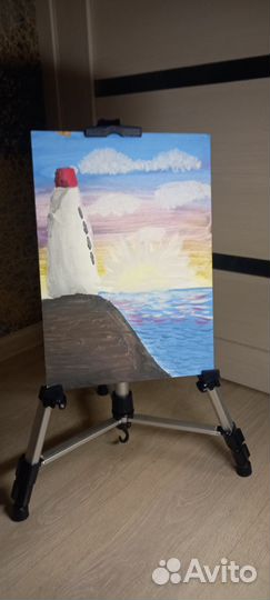 Авторская картина на грунтованном холсте