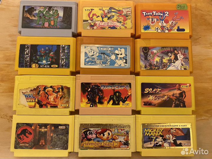 Картриджи на Денди