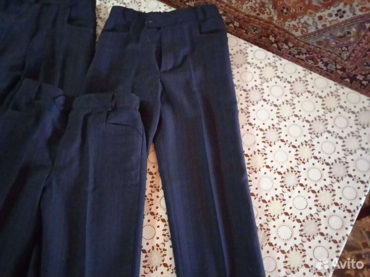 Школьная форма синяя клетка