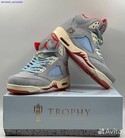 Кроссовки Trophy Room x Air Jordan 5 (Арт.37977)