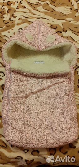 Конверт в коляску на овчине