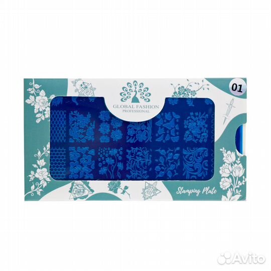 Диск для стемпинга Global Fashion #-01