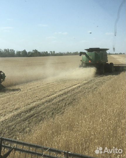 Уборка урожая комбайнами john deere