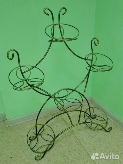 Стойка для цветов напольная, на подоконник