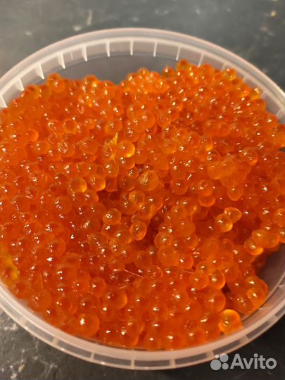 Красная икра кета