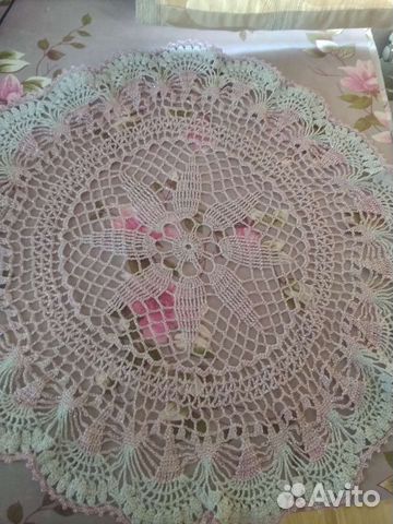 Салфетка вязанная ручная работа