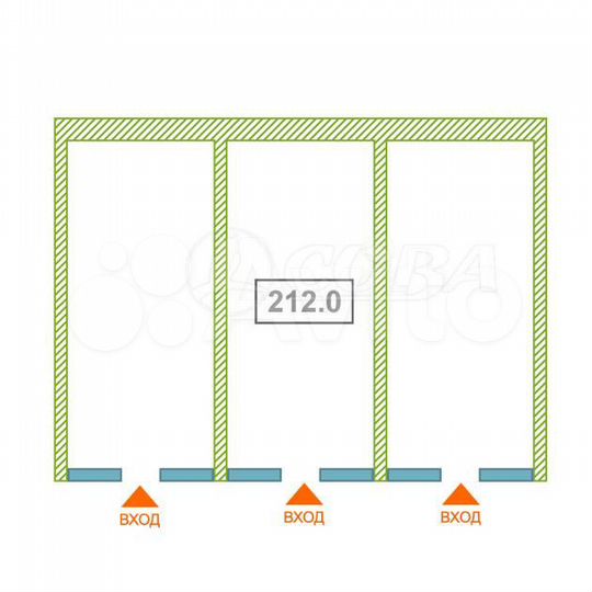 Продам помещение свободного назначения, 212 м²
