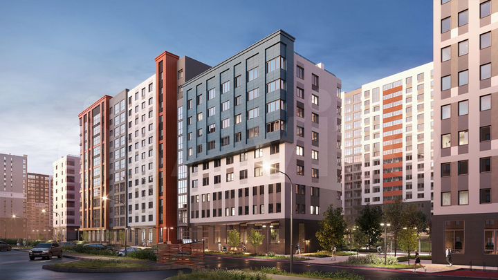 3-к. квартира, 76,7 м², 2/22 эт.