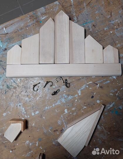 Заготовка для ключницы, ключница-домики